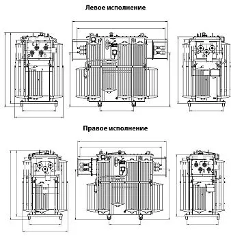 Фото чертежа ТМГФ 400/10/0,4